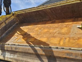 TGS 33.480 6x6 / PALFINGER Z CRANE / 2 SIDE TIPPER